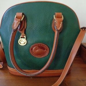 Vintage DOONEY & BOURKE green All Weather Leather
